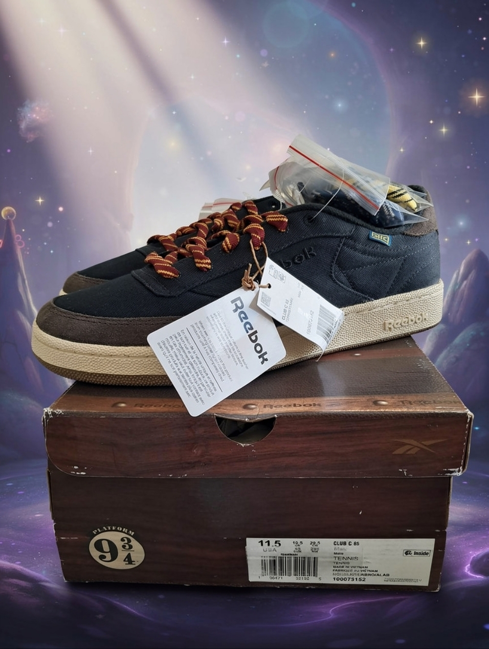 Reebok Harry Potter C 85 Club Hogwarts Casual Shoes Mens Various Sizes